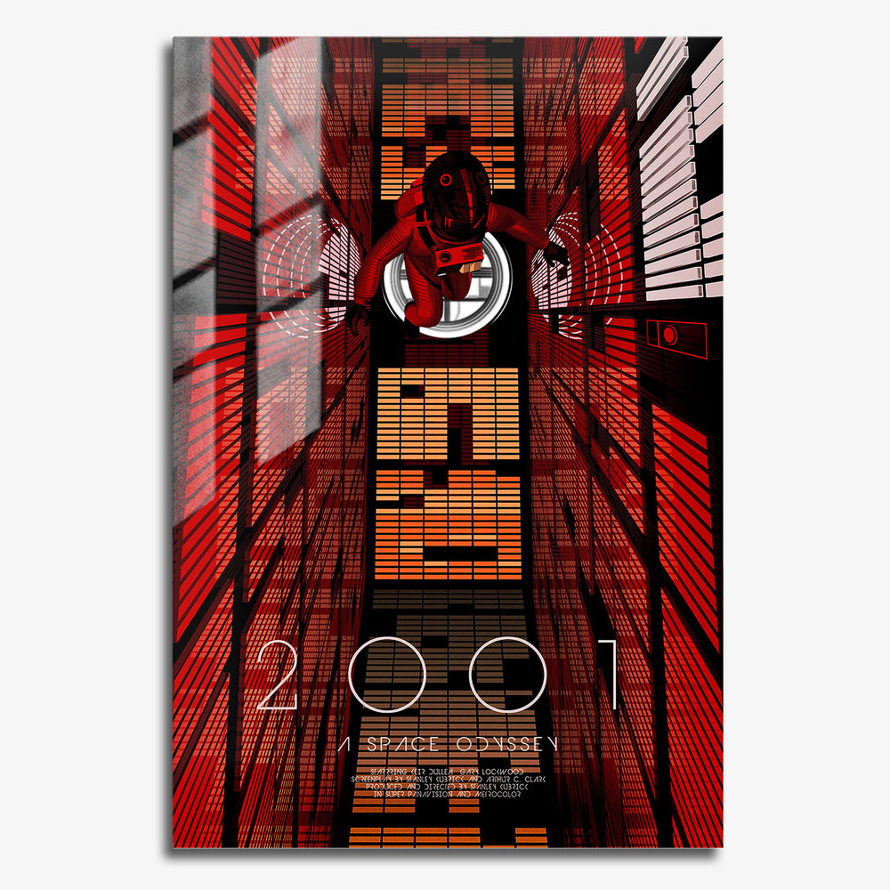 Flex Designs Metal Poster 2001 A Space Odyssey Cover 11 x 17" Home Goods - Movie 1968 Movie Metal Poster