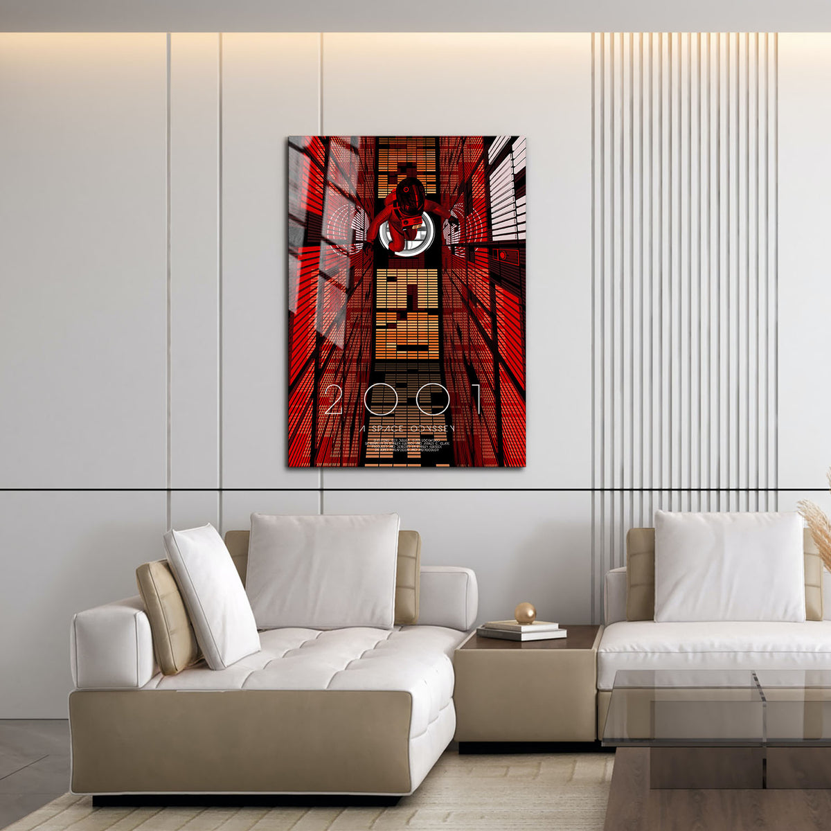 Flex Designs Metal Poster 2001 A Space Odyssey Cover 16 x 24" Home Goods - Movie 1968 Movie Metal Poster