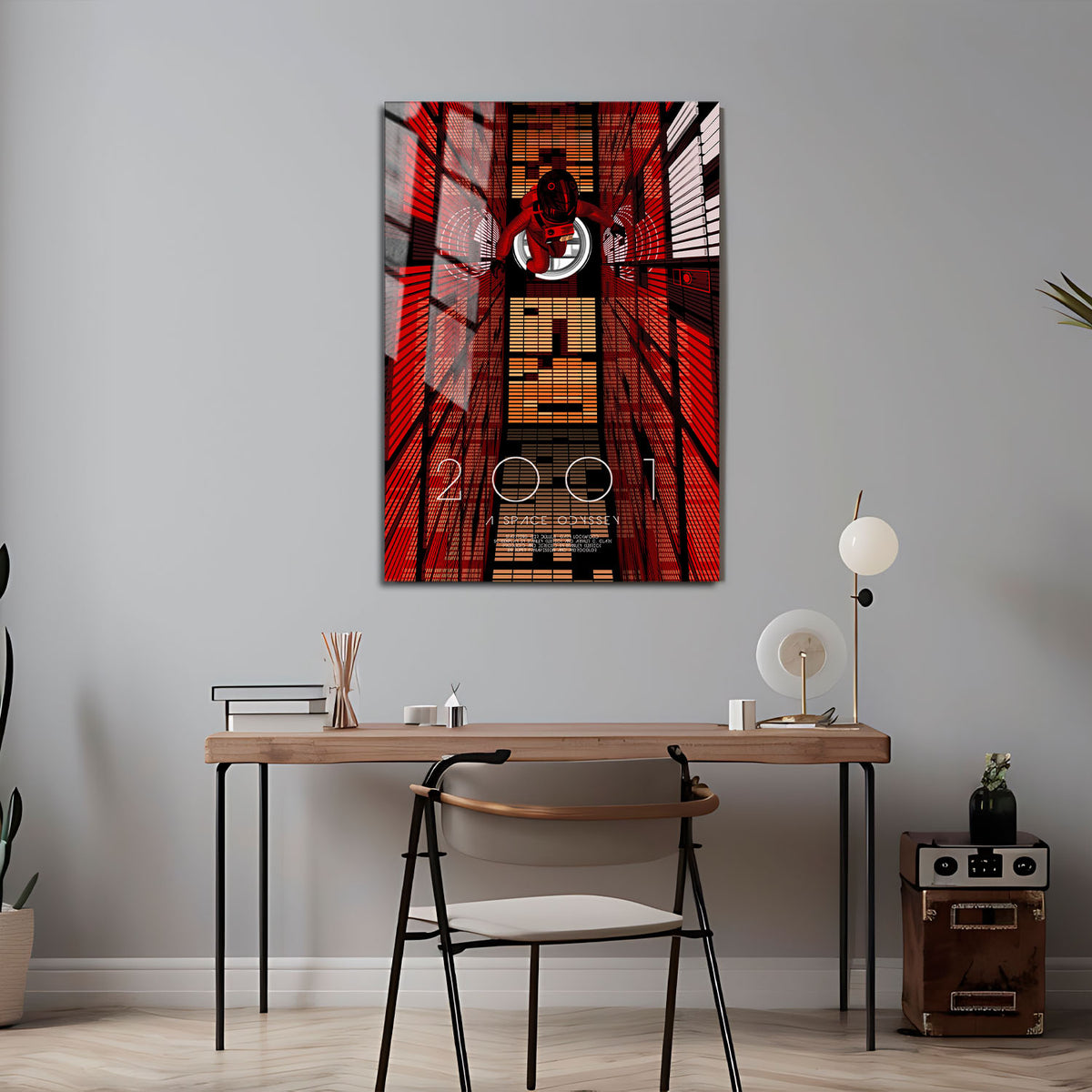 Flex Designs Metal Poster 2001 A Space Odyssey Cover 5 x 7" Home Goods - Movie 1968 Movie Metal Poster