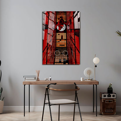 Flex Designs Metal Poster 2001 A Space Odyssey Cover 5 x 7" Home Goods - Movie 1968 Movie Metal Poster