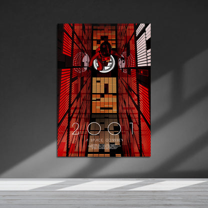 Flex Designs Metal Poster 2001 A Space Odyssey Cover 5 x 7" Home Goods - Movie 1968 Movie Metal Poster