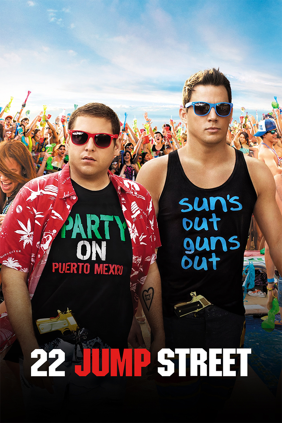 Flex Designs Metal Poster 22 Jump Street 11 x 17" Home Goods - Movie 2014 Movie Metal Poster