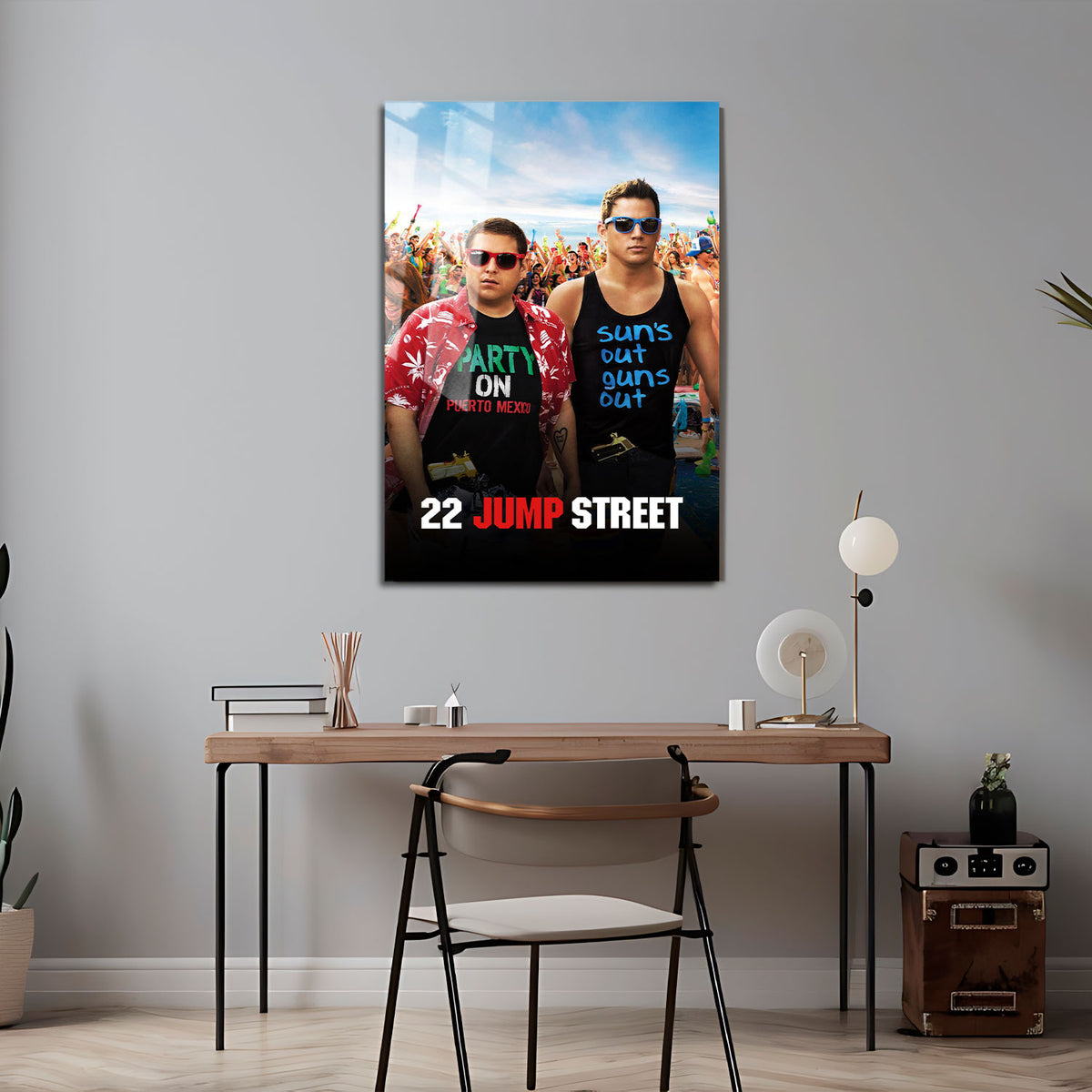 Flex Designs Metal Poster 22 Jump Street 5 x 7" Home Goods - Movie 2014 Movie Metal Poster