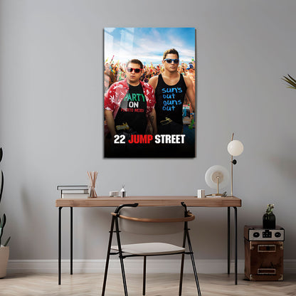 Flex Designs Metal Poster 22 Jump Street 5 x 7" Home Goods - Movie 2014 Movie Metal Poster