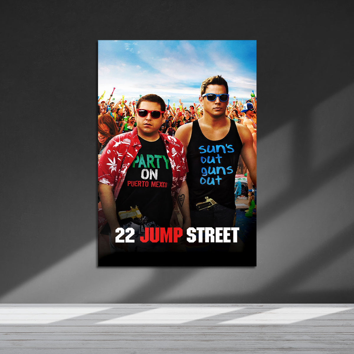 Flex Designs Metal Poster 22 Jump Street 5 x 7" Home Goods - Movie 2014 Movie Metal Poster