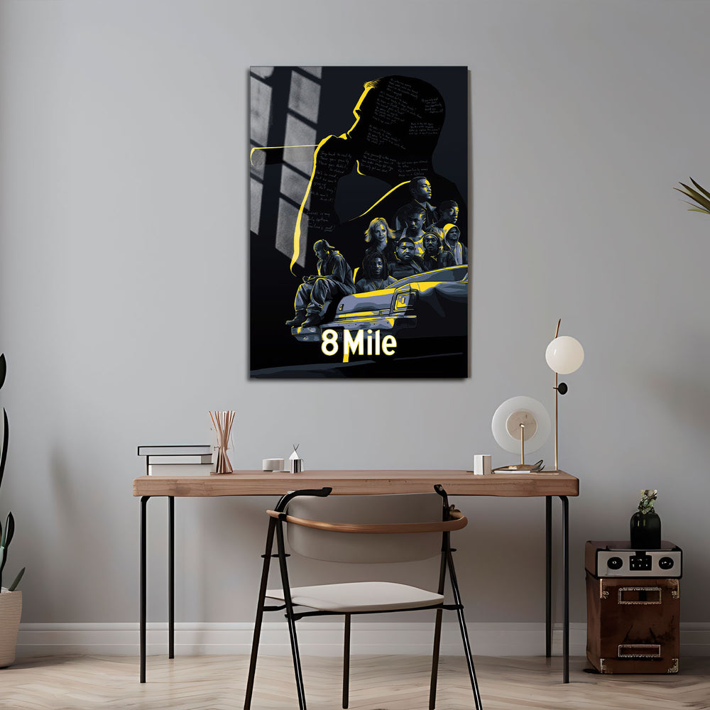 Flex Designs Metal Poster 8 Mile 5 x 7" Home Goods - Movie 2002 Movie Metal Poster