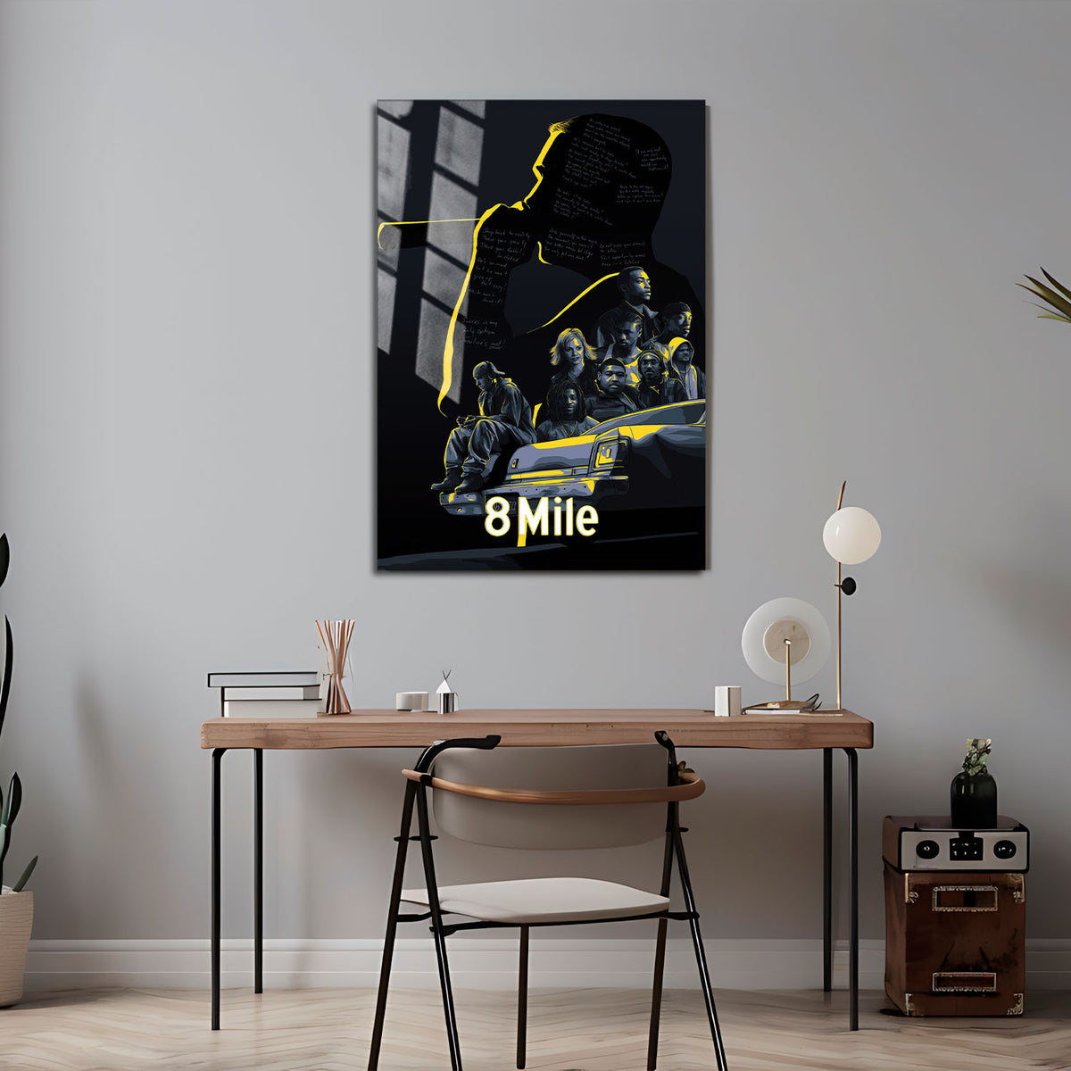 Flex Designs Metal Poster 8 Mile 5 x 7" Home Goods - Movie 2002 Movie Metal Poster