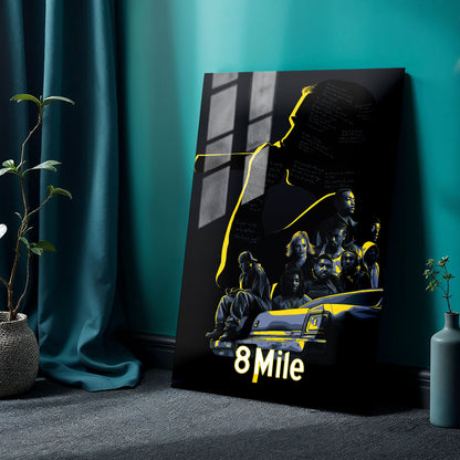 Flex Designs Metal Poster 8 Mile 24 x 36" Home Goods - Movie 2002 Movie Metal Poster