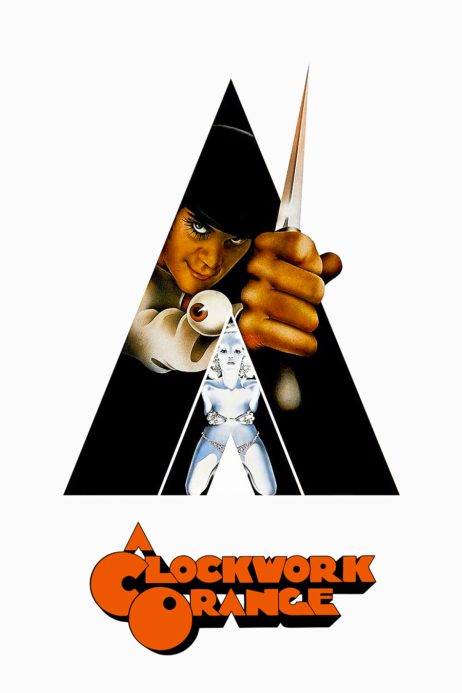 Flex Designs Metal Poster A Clockwork Orange 11 x 17" Home Goods - Movie 1971 Movie Metal Poster