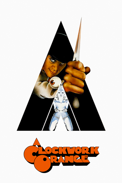 Flex Designs Metal Poster A Clockwork Orange 11 x 17" Home Goods - Movie 1971 Movie Metal Poster