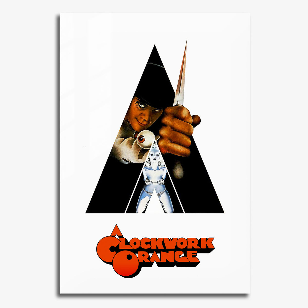 Flex Designs Metal Poster A Clockwork Orange 11 x 17" Home Goods - Movie 1971 Movie Metal Poster