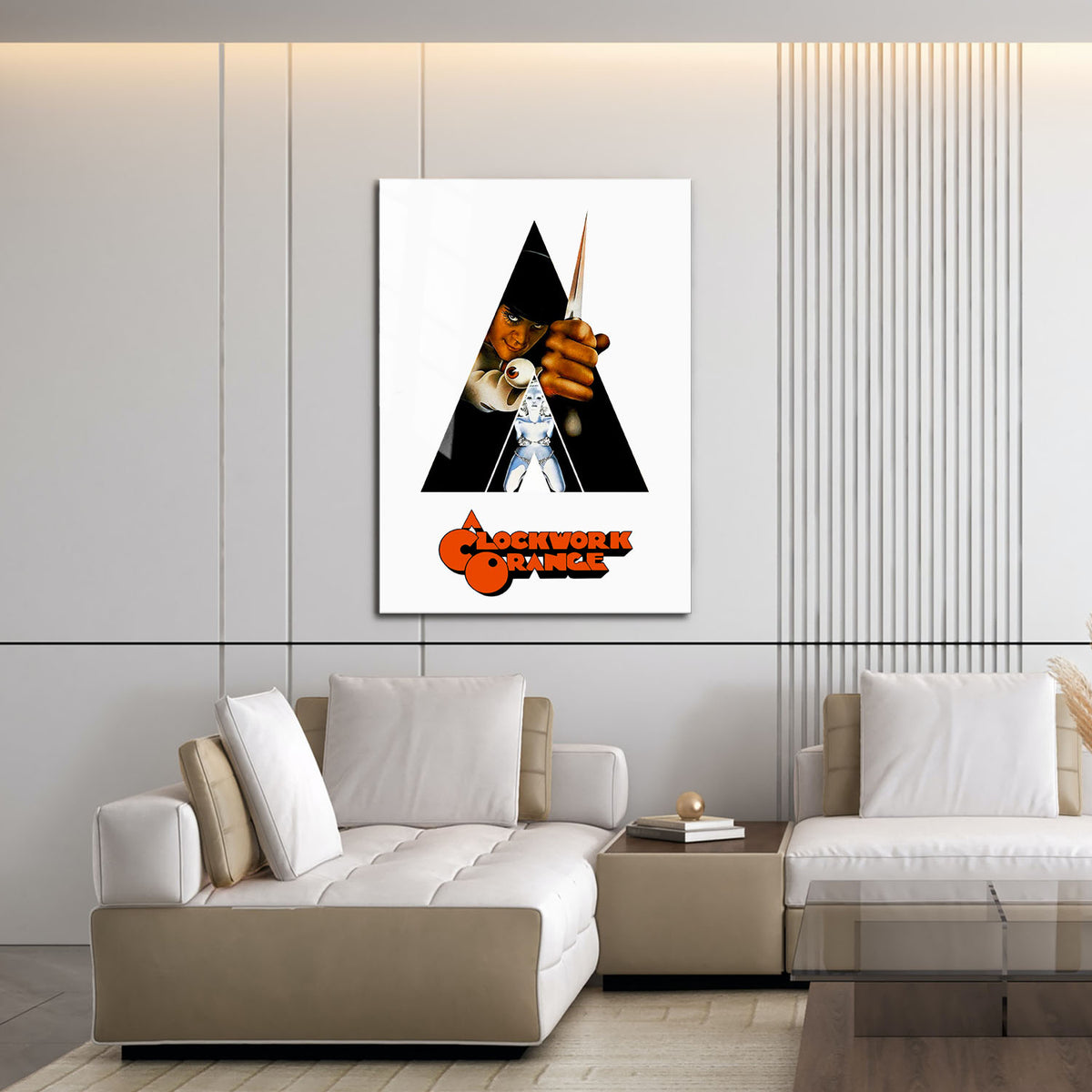 Flex Designs Metal Poster A Clockwork Orange 16 x 24" Home Goods - Movie 1971 Movie Metal Poster