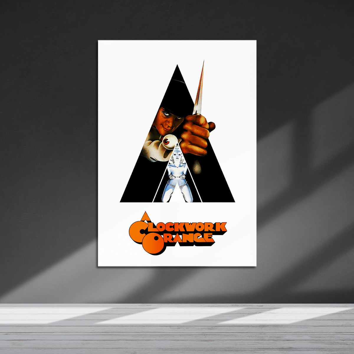 Flex Designs Metal Poster A Clockwork Orange 5 x 7" Home Goods - Movie 1971 Movie Metal Poster