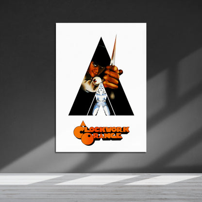 Flex Designs Metal Poster A Clockwork Orange 5 x 7" Home Goods - Movie 1971 Movie Metal Poster