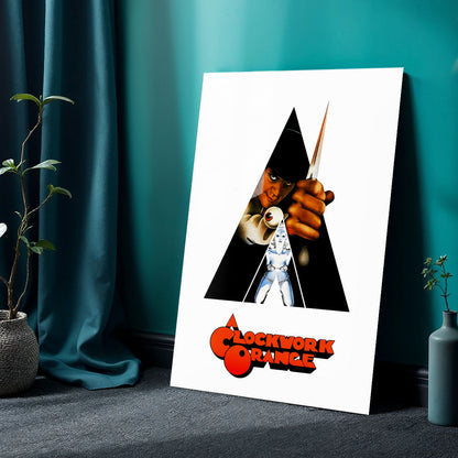 Flex Designs Metal Poster A Clockwork Orange 24 x 36" Home Goods - Movie 1971 Movie Metal Poster
