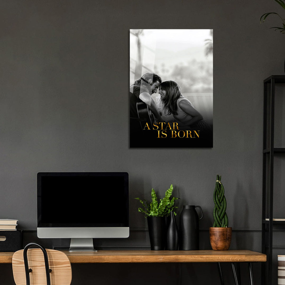 Flex Designs Metal Poster A Star Is Born 24 x 36" Home Goods - Movie 2018 Movie Metal Poster
