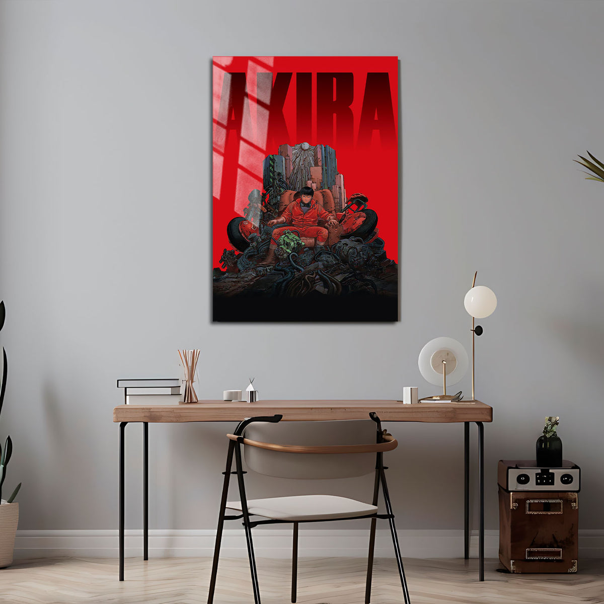 Flex Designs Metal Poster Akira Red 5 x 7" Home Goods - Movie 1988 Movie Metal Poster