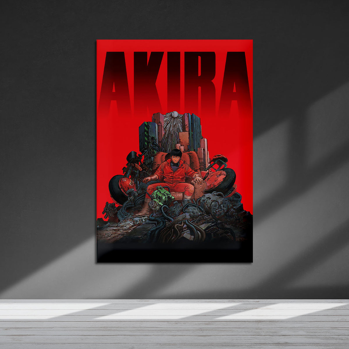 Flex Designs Metal Poster Akira Red 5 x 7" Home Goods - Movie 1988 Movie Metal Poster