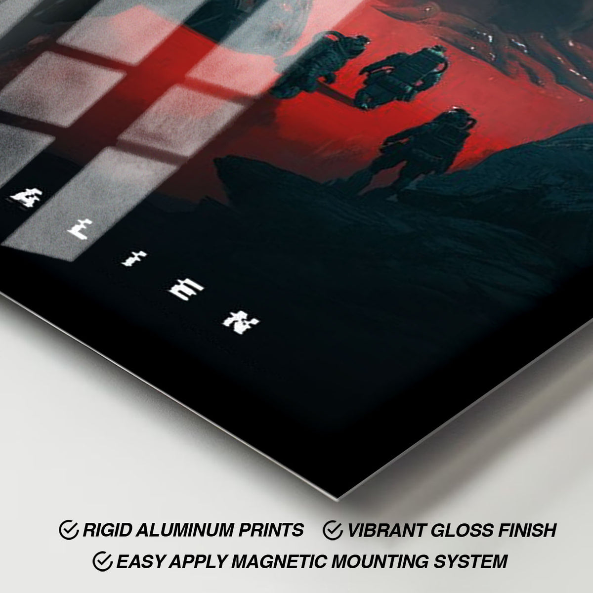 Flex Designs Metal Poster Alien Landing Sketch 11 x 17" Home Goods - Movie 1979 Movie Metal Poster