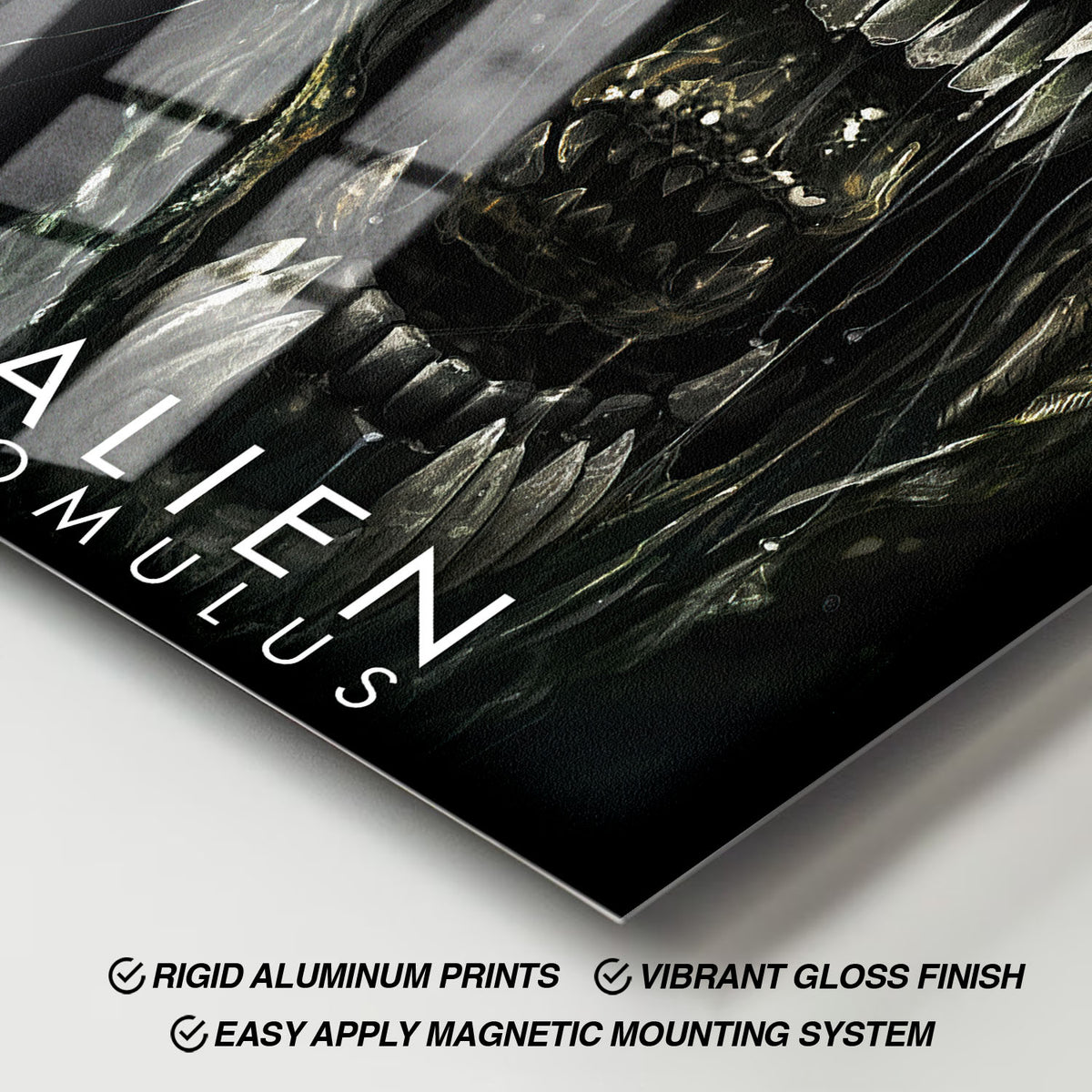 Flex Designs Metal Poster Alien Romulus Cinematic 11 x 17" Home Goods - Movie 2024 Movie Metal Poster
