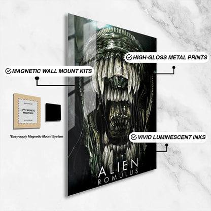 Flex Designs Metal Poster Alien Romulus Cinematic 16 x 24" Home Goods - Movie 2024 Movie Metal Poster