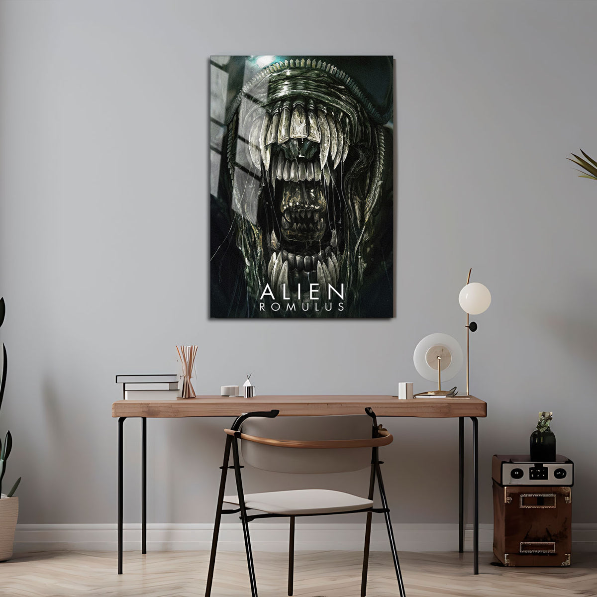 Flex Designs Metal Poster Alien Romulus Cinematic 5 x 7" Home Goods - Movie 2024 Movie Metal Poster