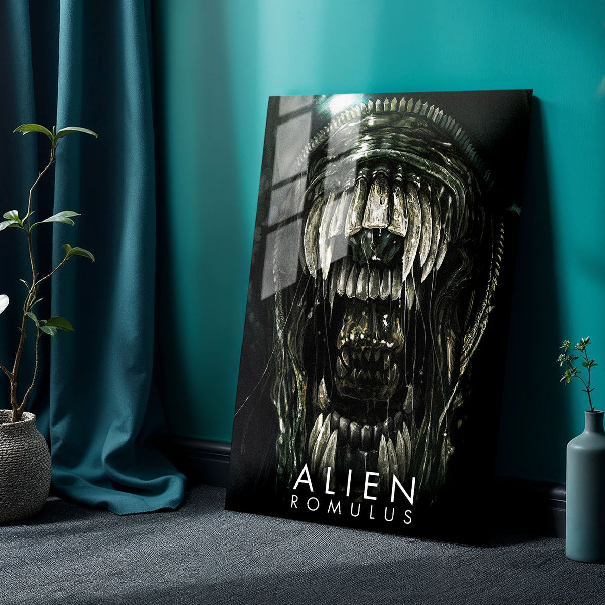 Flex Designs Metal Poster Alien Romulus Cinematic 24 x 36" Home Goods - Movie 2024 Movie Metal Poster