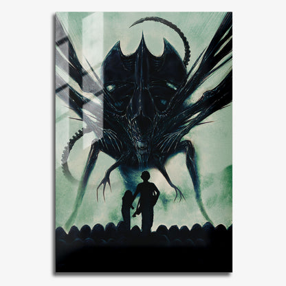 Flex Designs Metal Poster Aliens Textless 11 x 17" Home Goods - Movie 1986 Movie Metal Poster