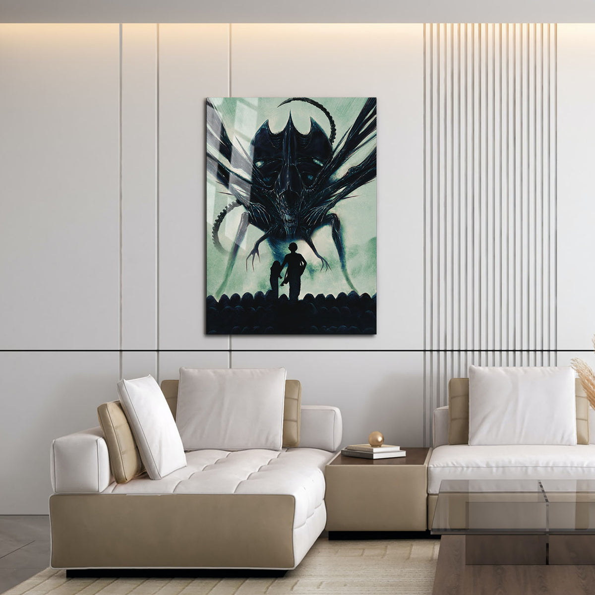 Flex Designs Metal Poster Aliens Textless 16 x 24" Home Goods - Movie 1986 Movie Metal Poster