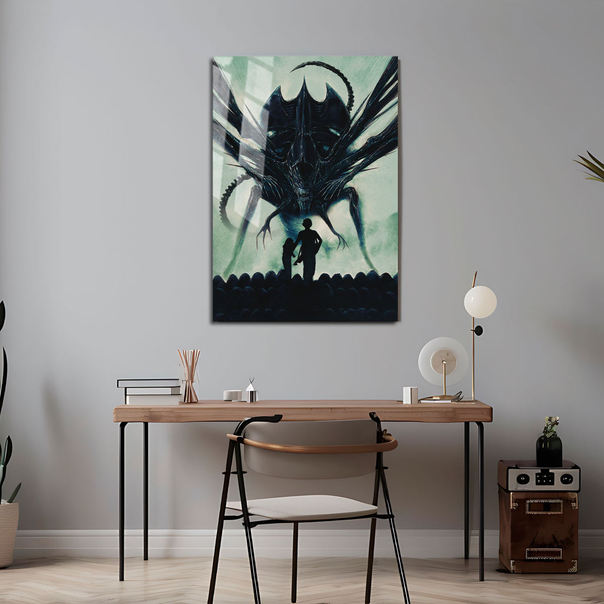 Flex Designs Metal Poster Aliens Textless 5 x 7" Home Goods - Movie 1986 Movie Metal Poster