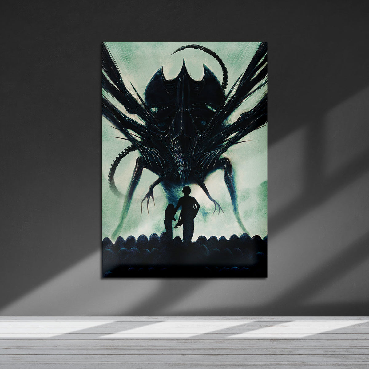 Flex Designs Metal Poster Aliens Textless 5 x 7" Home Goods - Movie 1986 Movie Metal Poster