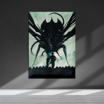 Flex Designs Metal Poster Aliens Textless 5 x 7" Home Goods - Movie 1986 Movie Metal Poster
