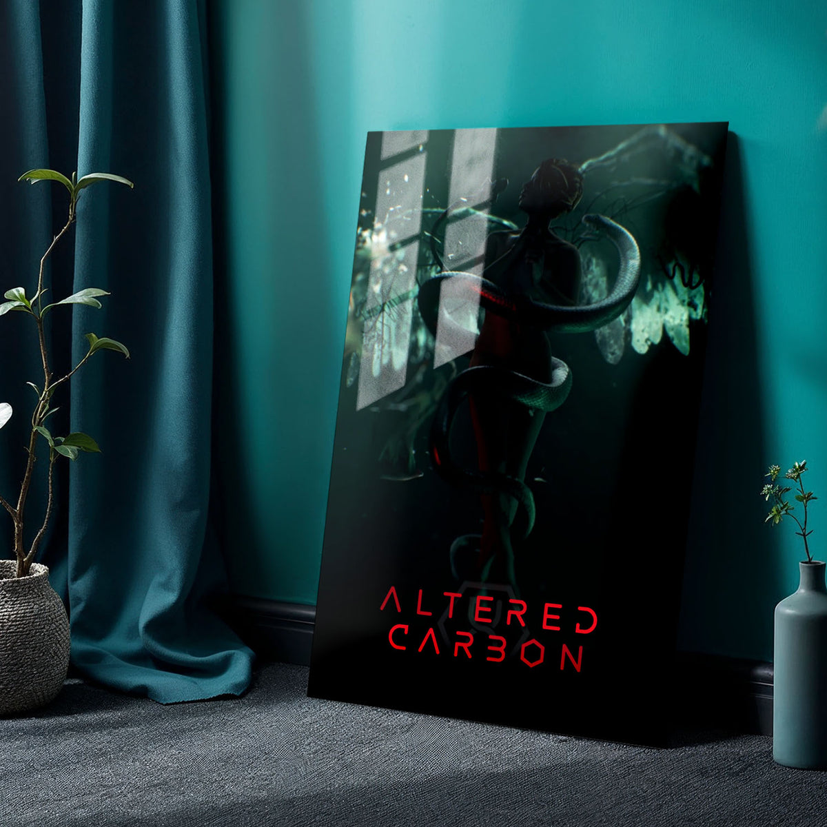 Flex Designs Metal Poster Altered Carbon 24 x 36" Home Goods - TV Show 2018 TV Show Metal Poster
