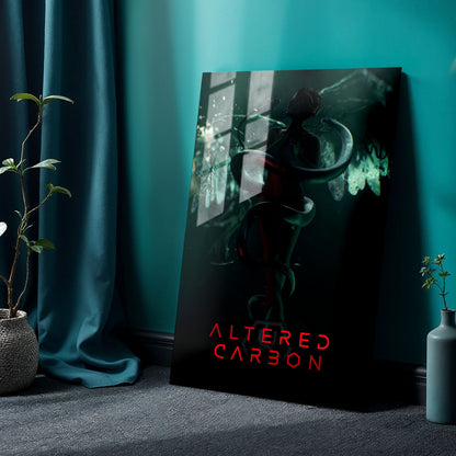 Flex Designs Metal Poster Altered Carbon 24 x 36" Home Goods - TV Show 2018 TV Show Metal Poster