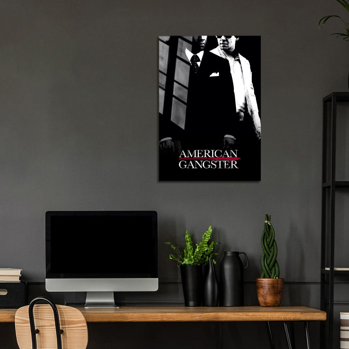 Flex Designs Metal Poster American Gangster 24 x 36" Home Goods - Movie 2007 Movie Metal Poster