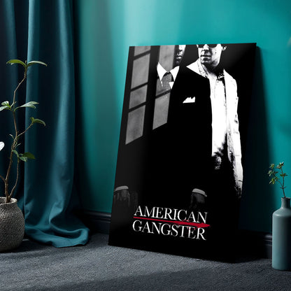 Flex Designs Metal Poster American Gangster 24 x 36" Home Goods - Movie 2007 Movie Metal Poster