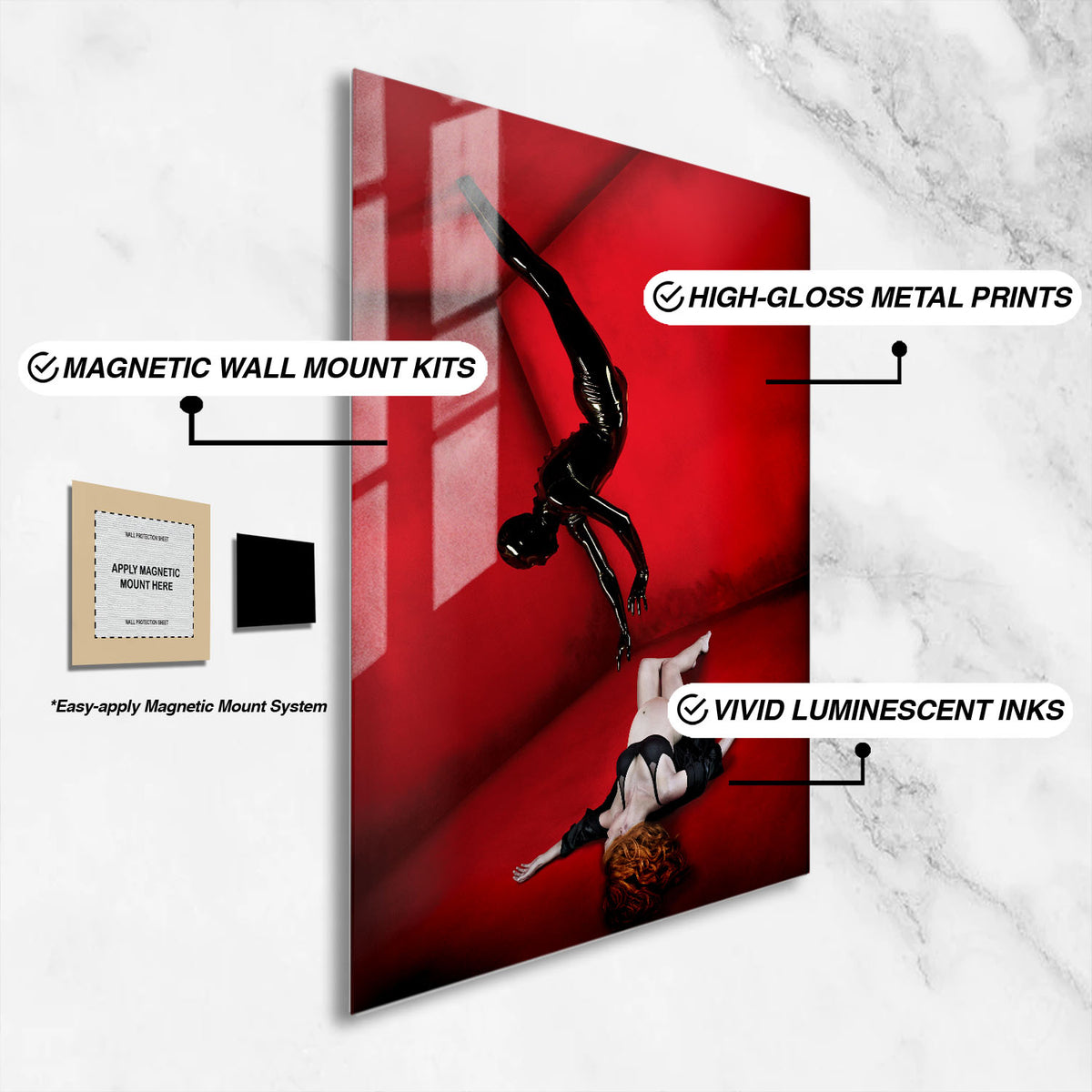 Flex Designs Metal Poster American Horror Story Season 1 16 x 24" Home Goods - TV Show 2011 TV Show Metal Poster