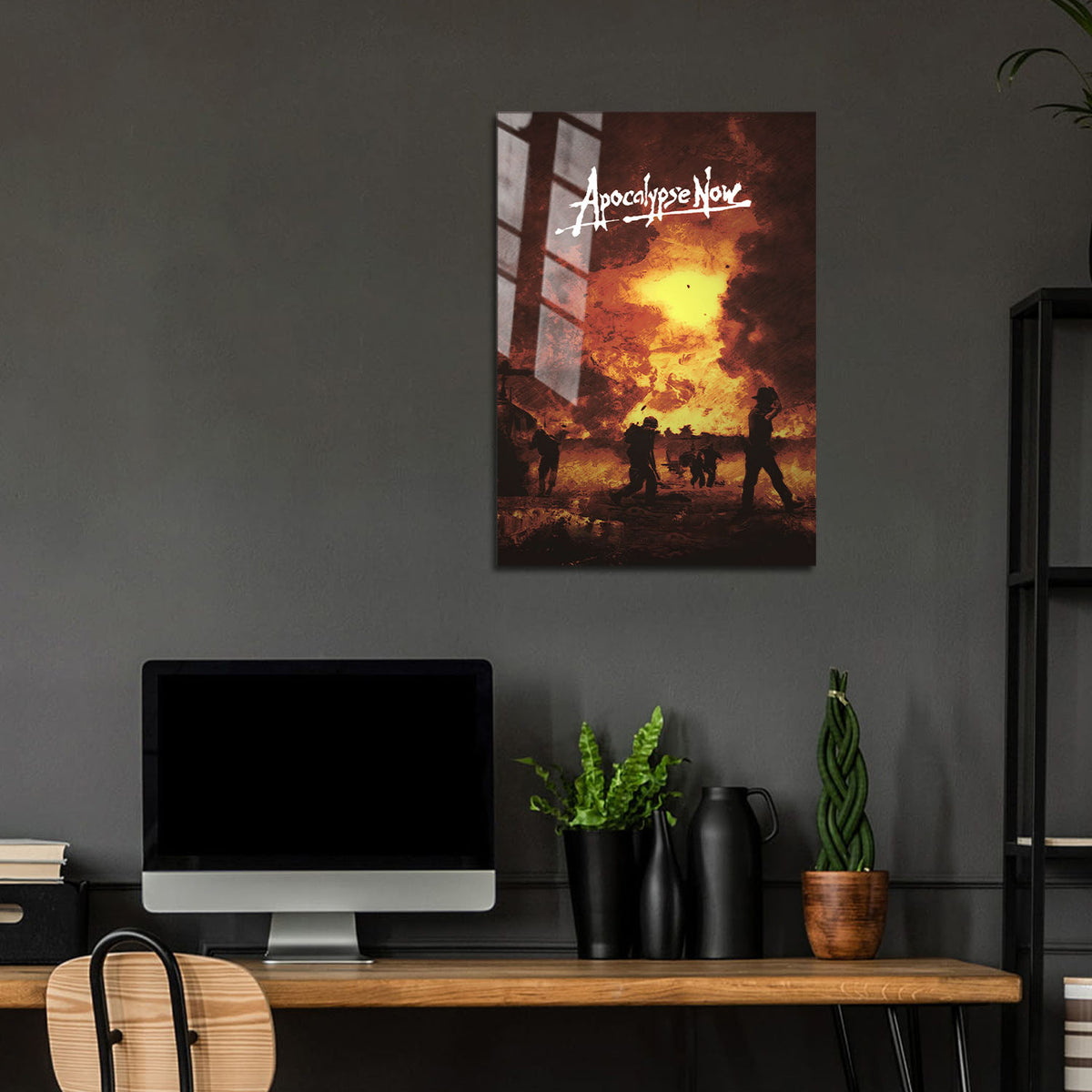 Flex Designs Metal Poster Apocalypse Now 24 x 36" Home Goods - Movie 1979 Movie Metal Poster