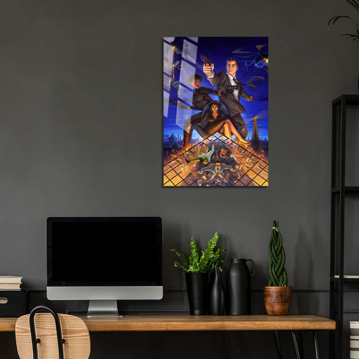 Flex Designs Metal Poster Archer Season 14 24 x 36" Home Goods - TV Show 2009 TV Show Metal Poster