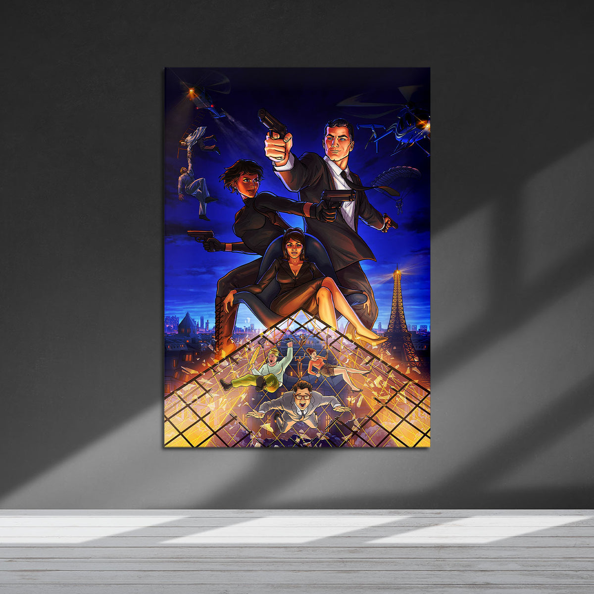 Flex Designs Metal Poster Archer Season 14 5 x 7" Home Goods - TV Show 2009 TV Show Metal Poster
