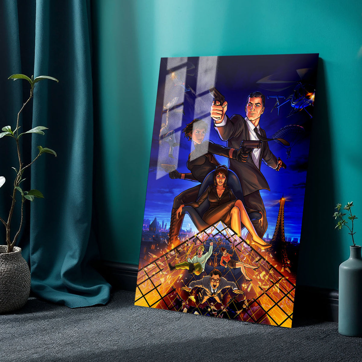 Flex Designs Metal Poster Archer Season 14 24 x 36" Home Goods - TV Show 2009 TV Show Metal Poster