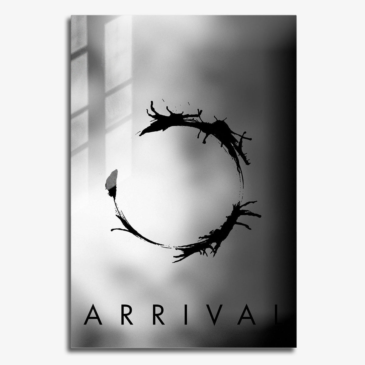 Flex Designs Metal Poster Arrival Minimalist 11 x 17" Home Goods - Movie 2016 Movie Metal Poster