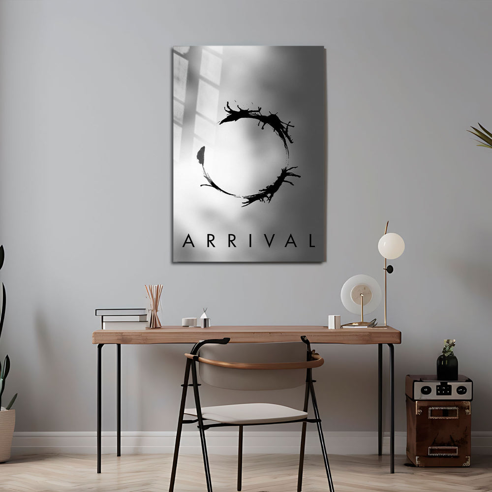 Flex Designs Metal Poster Arrival Minimalist 5 x 7" Home Goods - Movie 2016 Movie Metal Poster