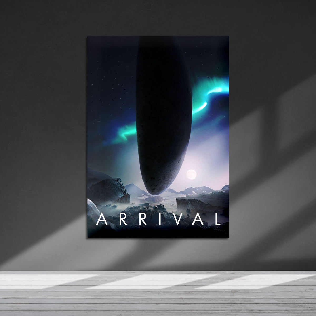 Flex Designs Metal Poster Arrival Theatrical 5 x 7" Home Goods - Movie 2016 Movie Metal Poster