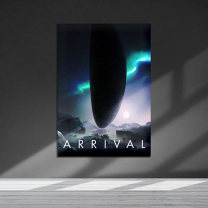 Flex Designs Metal Poster Arrival Theatrical 5 x 7" Home Goods - Movie 2016 Movie Metal Poster