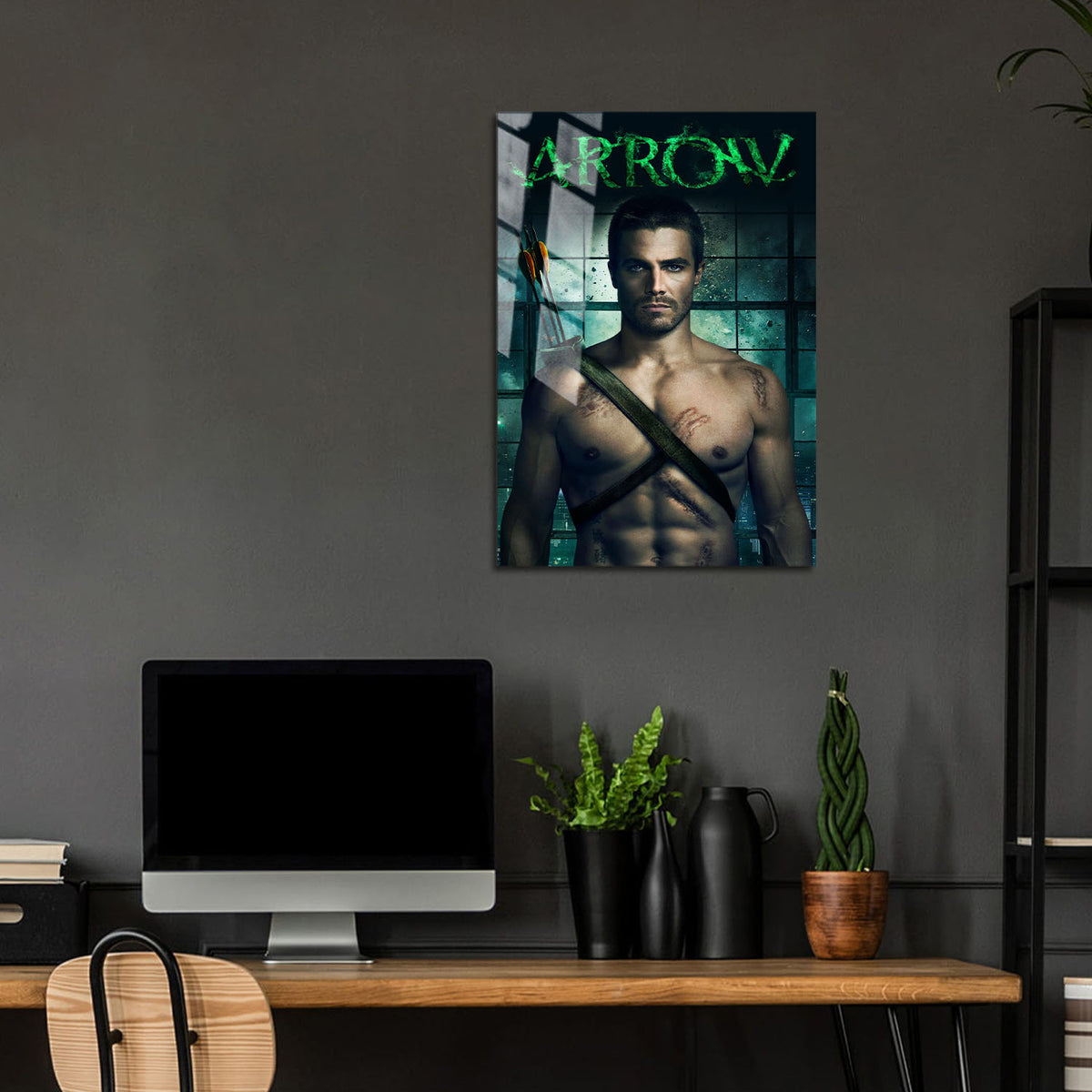 Flex Designs Metal Poster Arrow Official 24 x 36" Home Goods - TV Show 2012 TV Show Metal Poster