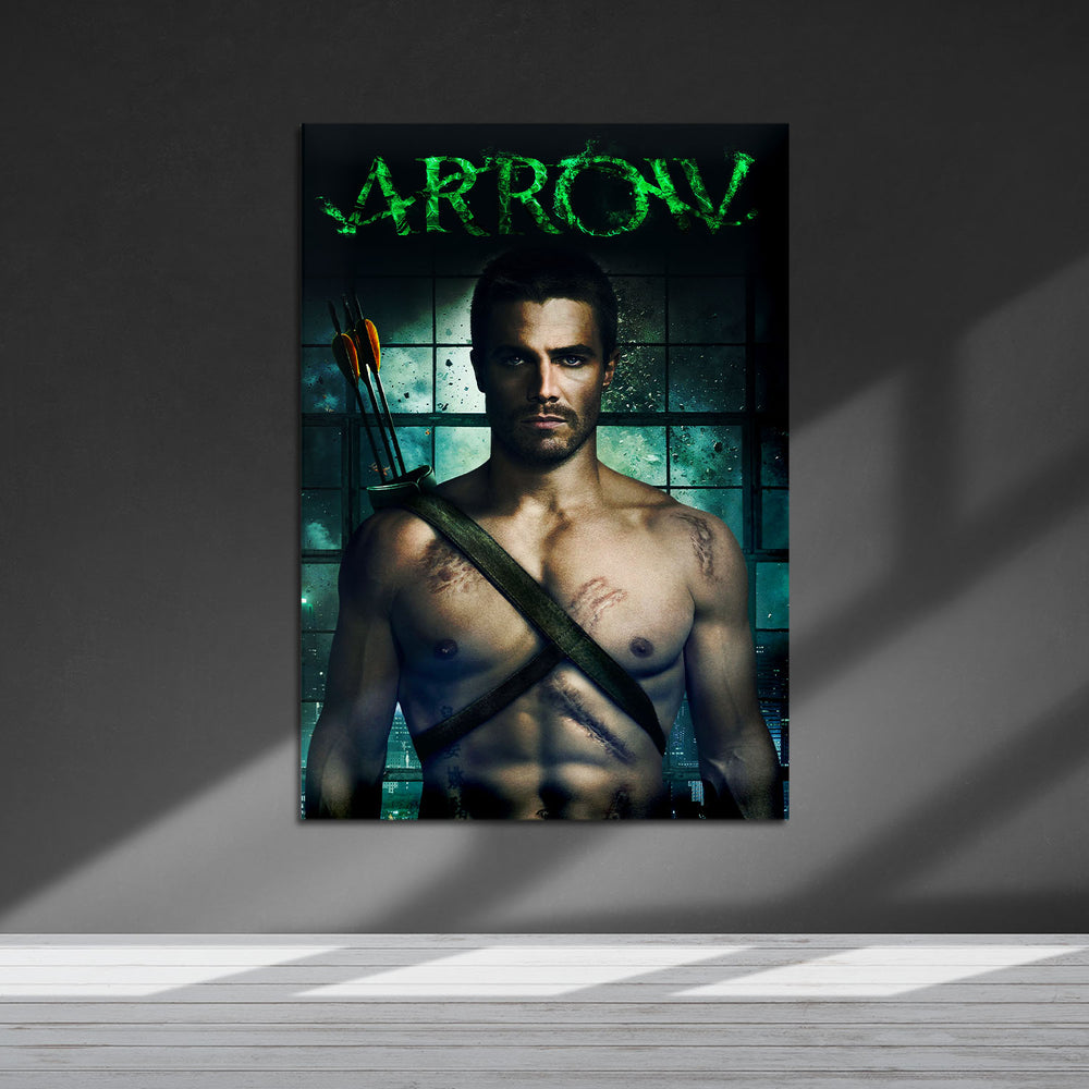Flex Designs Metal Poster Arrow Official 5 x 7" Home Goods - TV Show 2012 TV Show Metal Poster