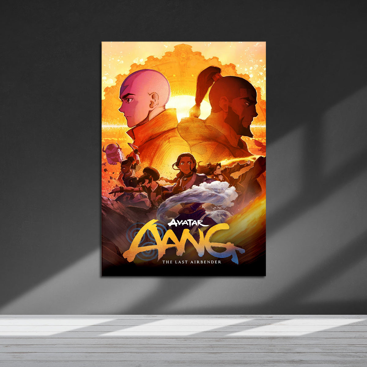Flex Designs Metal Poster Avatar Aang The Last Airbender Cartoon 5 x 7" Home Goods - TV Show 2026 TV Show Metal Poster