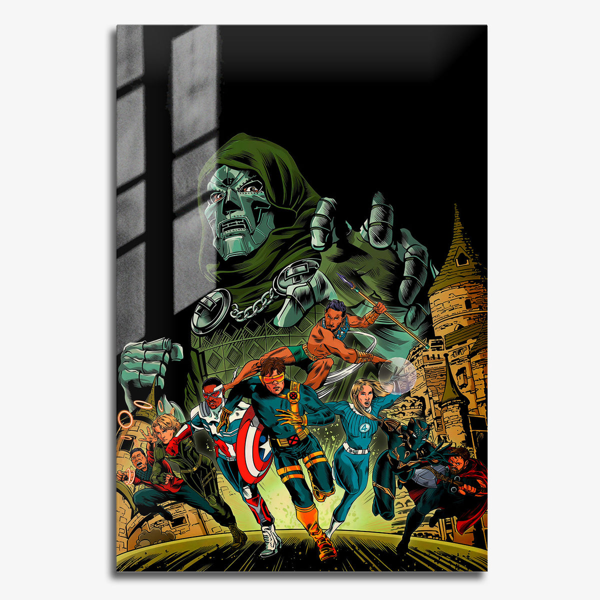 Flex Designs Metal Poster Avengers Doomsday Cartoon 11 x 17" Home Goods - Movie 2026 Movie Metal Poster