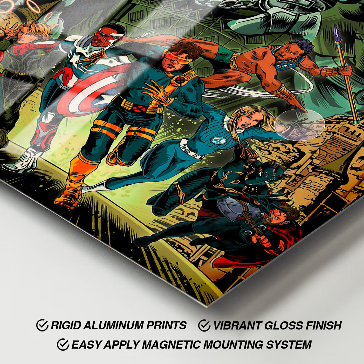 Flex Designs Metal Poster Avengers Doomsday Cartoon 11 x 17" Home Goods - Movie 2026 Movie Metal Poster